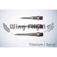 COSMO DARTS 2BA Fit Point METAL / Ti & SUS / Spiral