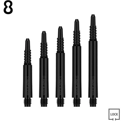 8FLIGHT SHAFT REGULAR FIXED Black 8FLIGHT SHAFT REGULAR FIXED Black