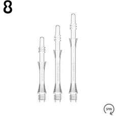8FLIGHT SHAFT SLIM SPIN Clear