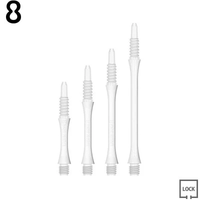 8FLIGHT SHAFT SLIM FIXED White