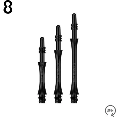 8FLIGHT SHAFT SLIM SPIN Black