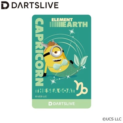 DARTSLIVE CARD × Minions 十二星座系列 CAPRICORN(摩羯座)