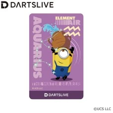 DARTSLIVE CARD × Minions 十二星座系列 AQUARIUS(水瓶座)