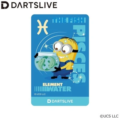 DARTSLIVE CARD × Minions 十二星座系列 PISCES(雙魚座)