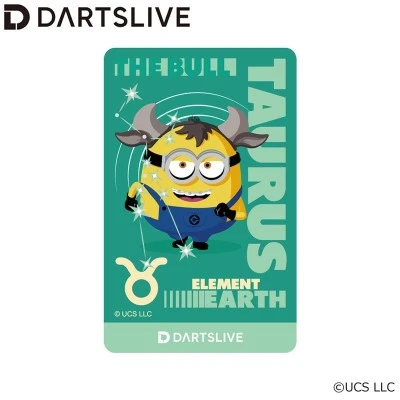 DARTSLIVE CARD × Minions 十二星座系列 TAURUS(金牛座)