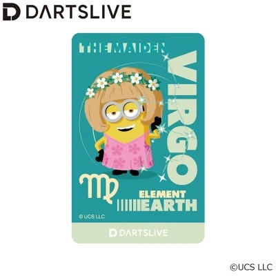 DARTSLIVE CARD × Minions 十二星座系列 VIRGO(處女座)