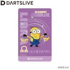 DARTSLIVE CARD × Minions 十二星座系列 LIBRA(天秤座)