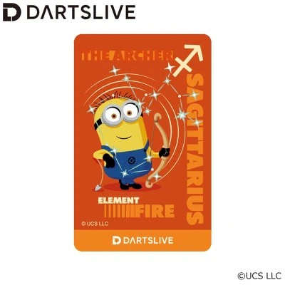 DARTSLIVE CARD × Minions 十二星座系列 SAGITTARIUS(射手座)