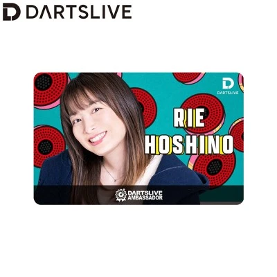 DARTSLIVE PLAYER GOODS第六彈 星野理絵 DARTSLIVE PLAYER GOODS第六彈 星野理絵