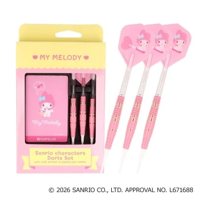 【預購】Sanrio DARTS SET【Simply Cute Layout】 My Melody 【預購】Sanrio DARTS SET【Simply Cute Layout】 My Melody